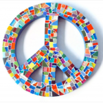 Mosaic Peace Sign